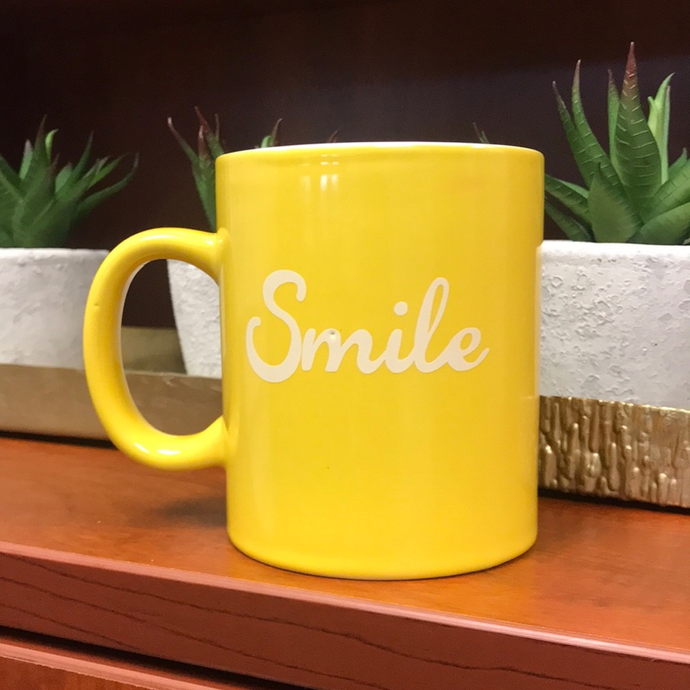 Happy coffee cup